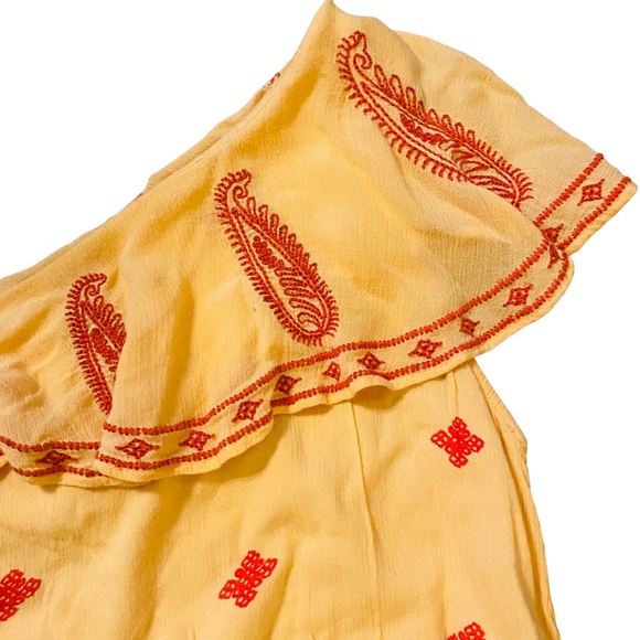 ⭐️ Free People Easy On The Eyes Top One Shoulder Paisley - Picture 5 of 7